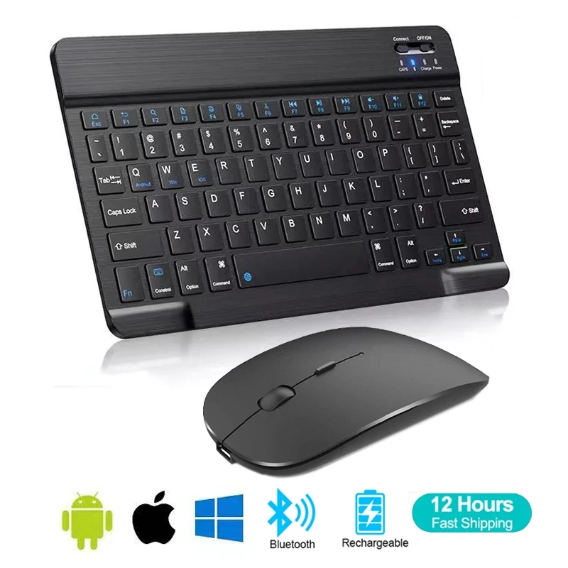 Gaming Accessories Ipad - Испанская французская беспроводная Bluetooth-клавиатура Azerty, русская,