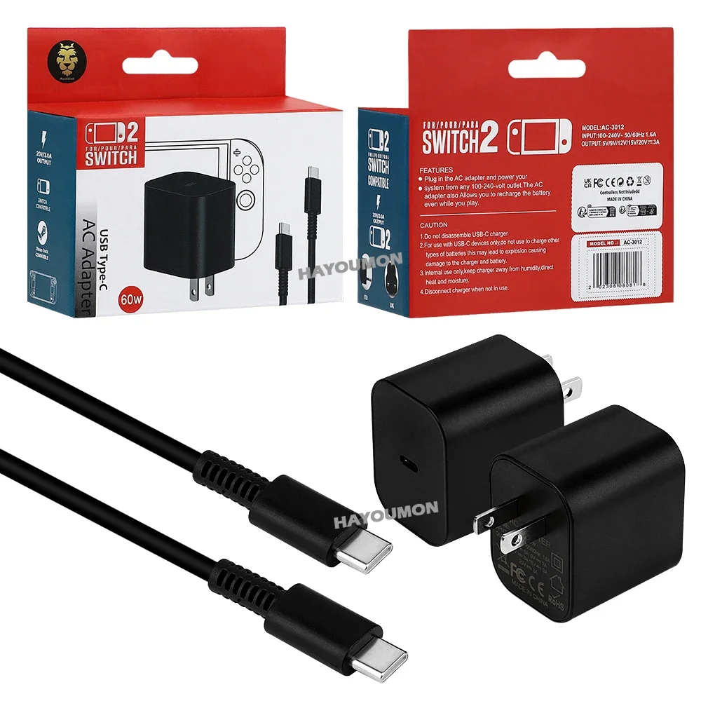 Gaming Accessories Uk - Сетевой адаптер Type-C 60 Вт (Великобритания,