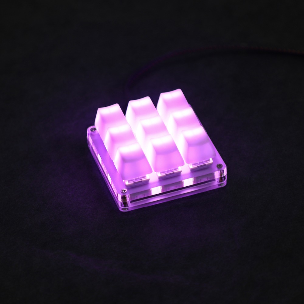 Keyboard Numpad Separate - 9-кнопочный QMK Hotswap YMDK RGB с