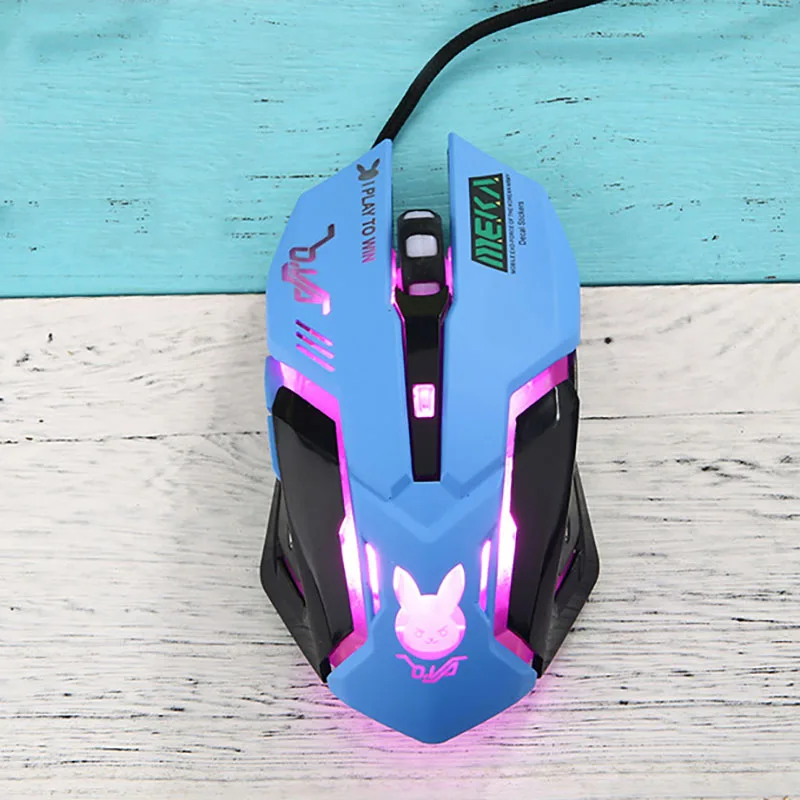 Игровая мышь OW с 6 кнопками,  – обзор и цена Gaming Accessories Pink
