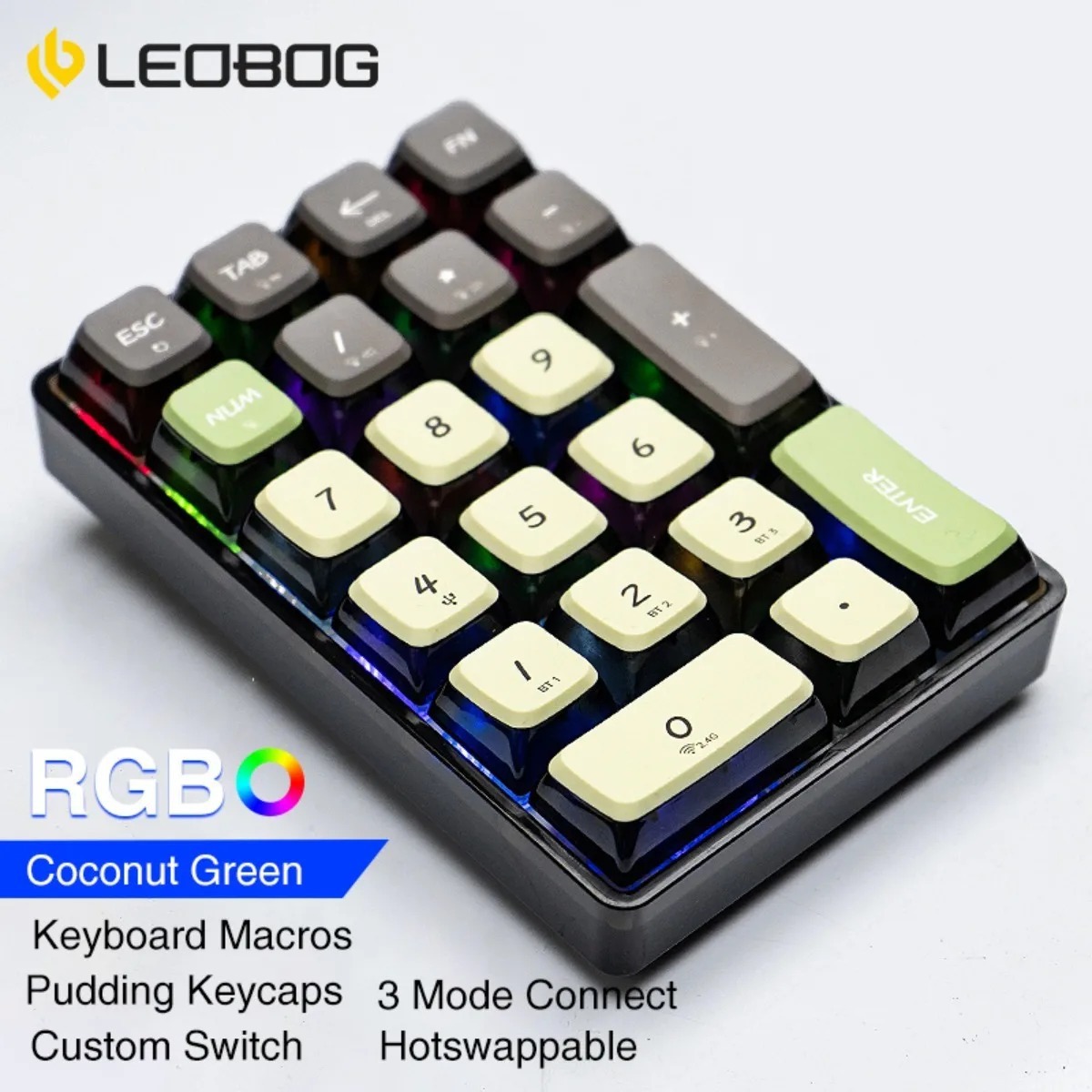 Беспроводная механическая клав – обзор и цена Keyboard Numpad Separate