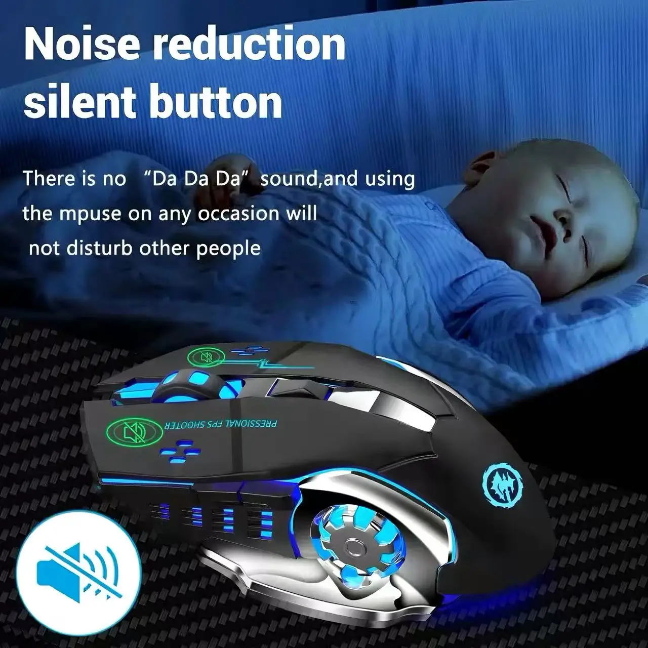Беспроводная игровая мышь Blue – обзор и цена Gaming Accessories Pink
